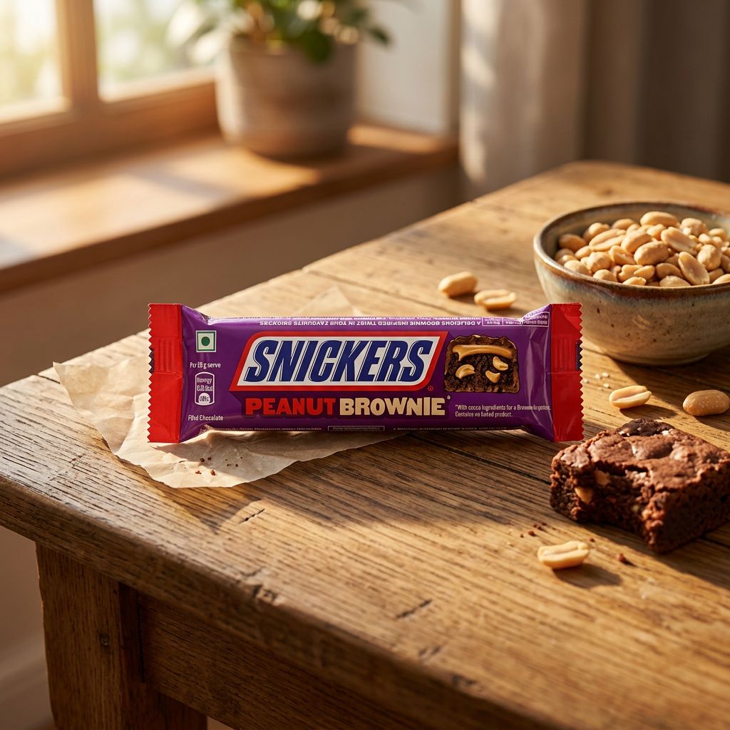 Snickers Brownie al Burro di Arachidi