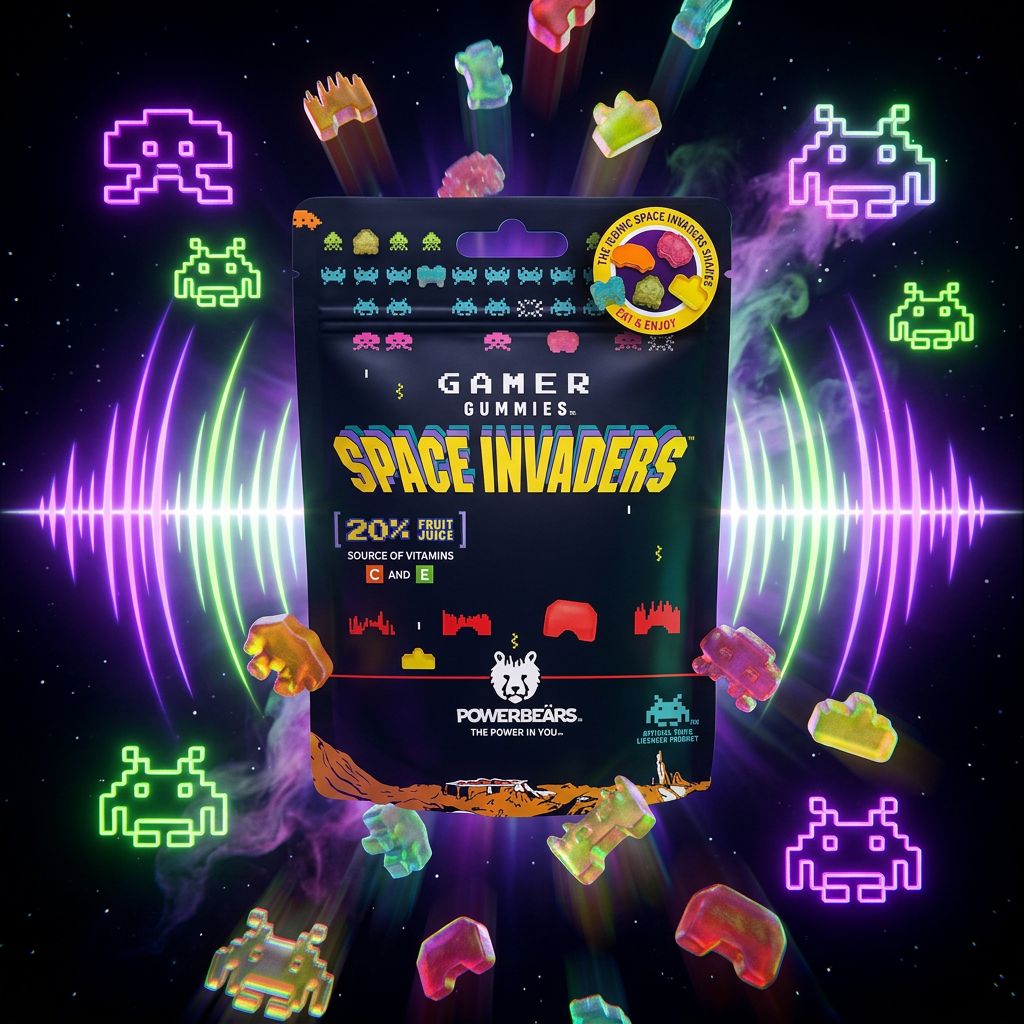 Space Invaders Caramelle Gommose
