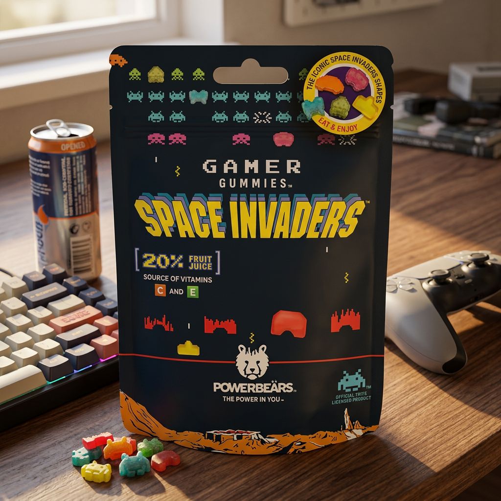 Space Invaders Caramelle Gommose