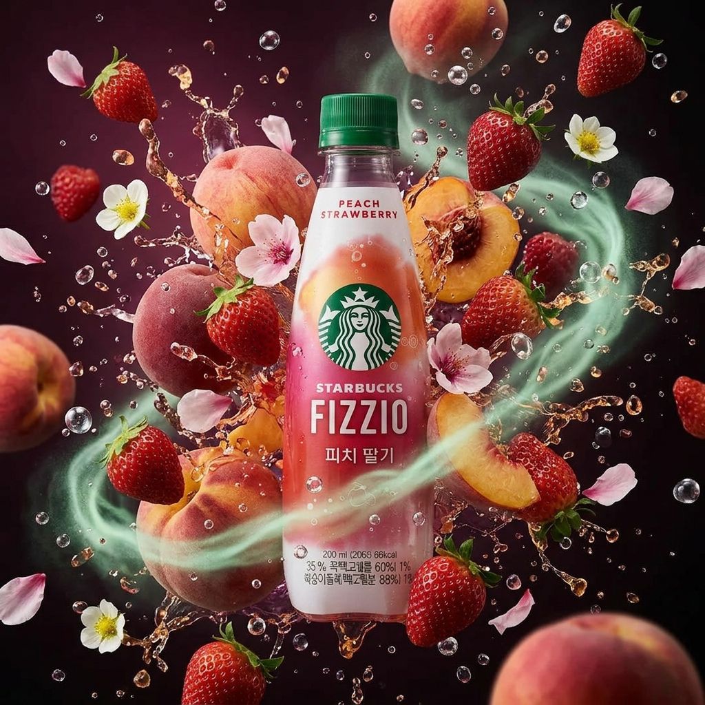 Starbucks Fizzio Pesca Fragola