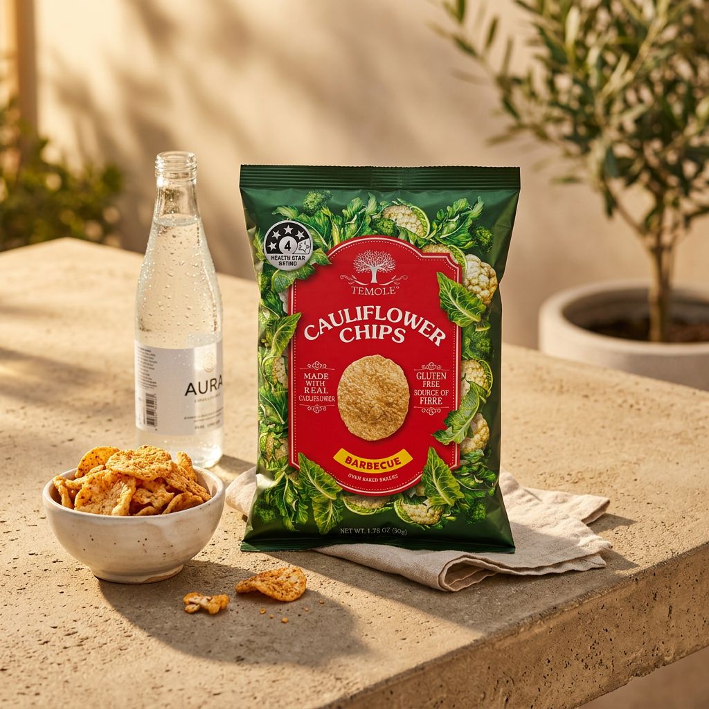 Temole Chips di Cavolfiore Barbecue