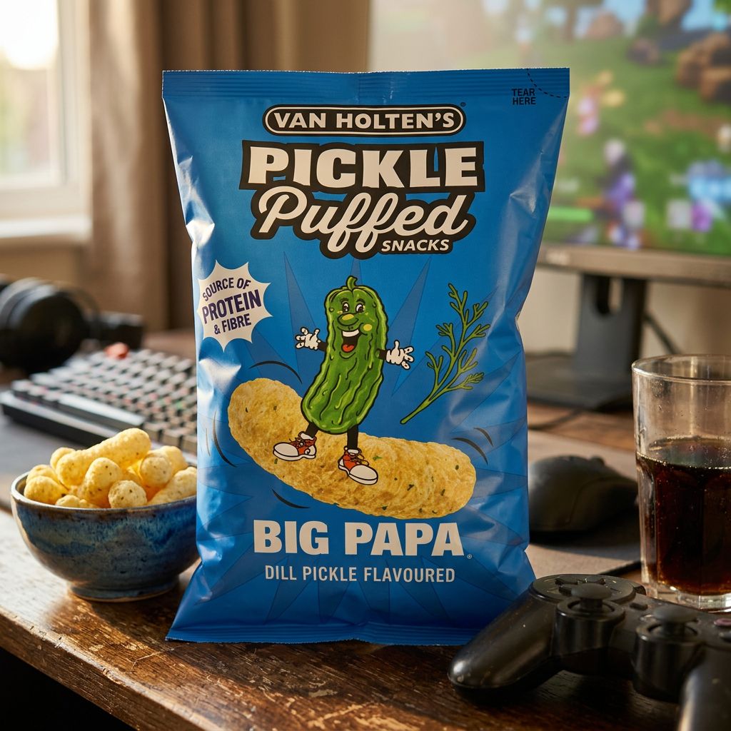 Van Holten's Snack Soffiati al Cetriolo Big Papa