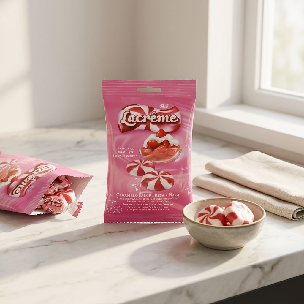 Vidal Lacrême Senza Zucchero Fragola & Crema Piccolo