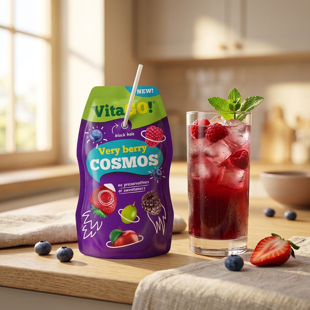 Vitago Very Berry, boisson fruits rouges myrtille framboise fraise mure, disponible sur My American Shop