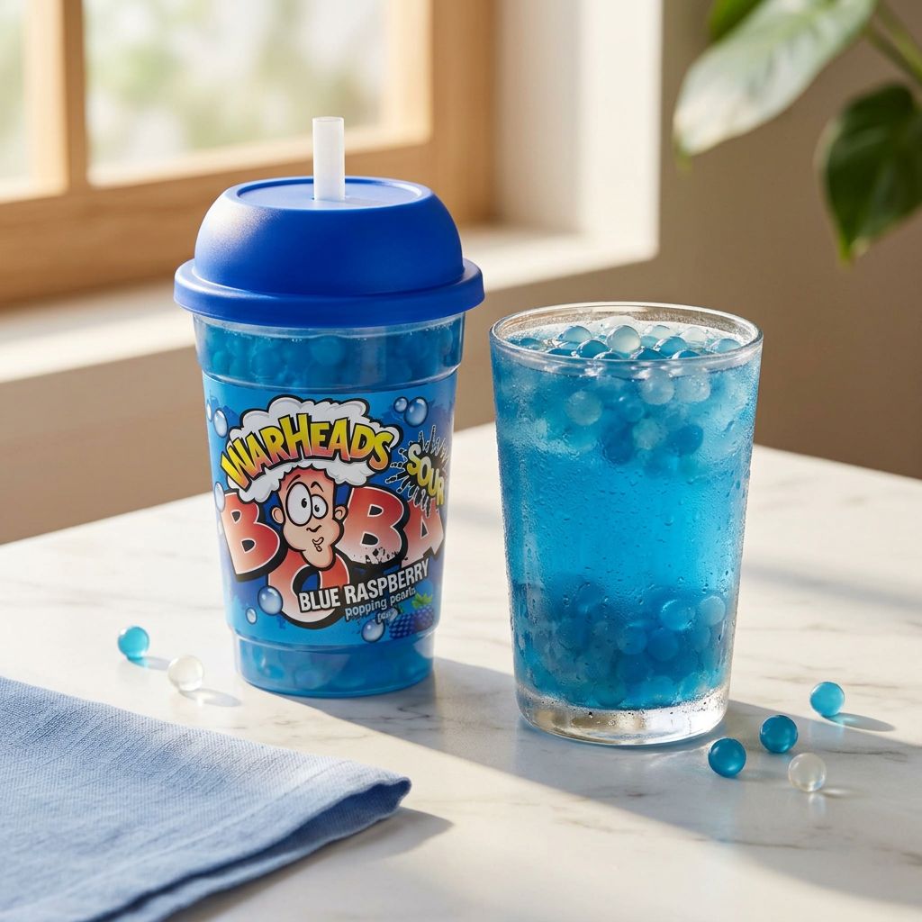 Warheads Boba Aspro Lampone Blu