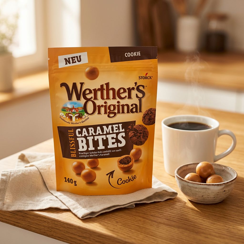 Werther's Original Bocconcini di Caramello Felice Biscotto