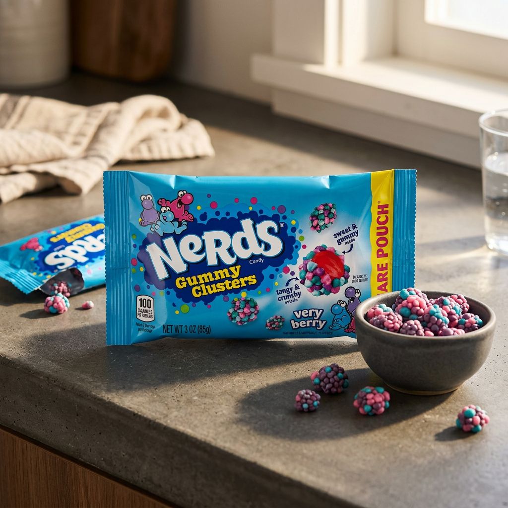 Wonka Nerds Gummy Clusters Very Berry