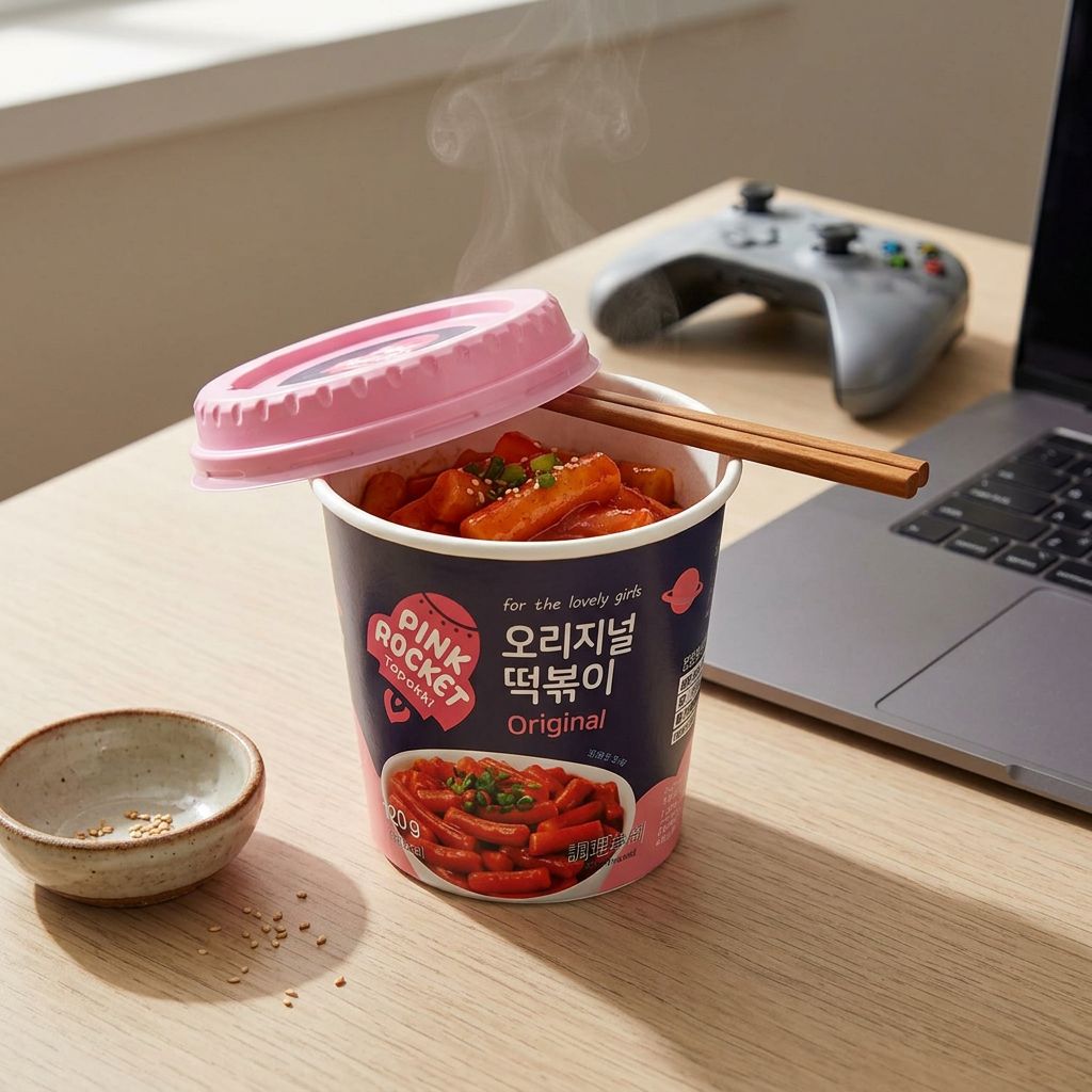 Youngpoong Pink Rocket Cup Topokki Originale
