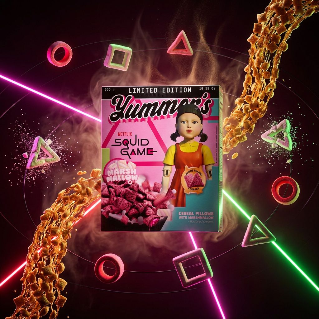 Yummer's Squid Game Cereali con Marshmallow