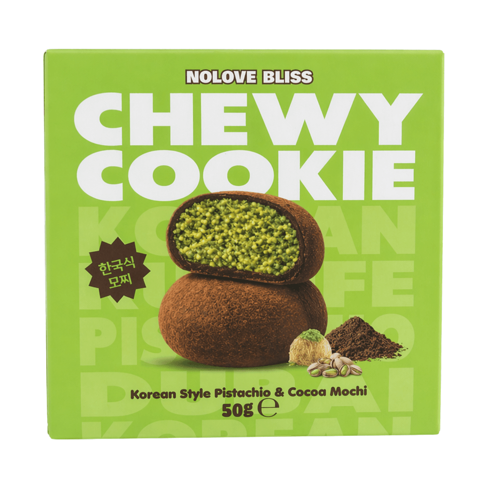 NoLove Bliss Biscotto Masticabile Pistacchio Cacao Mochi
