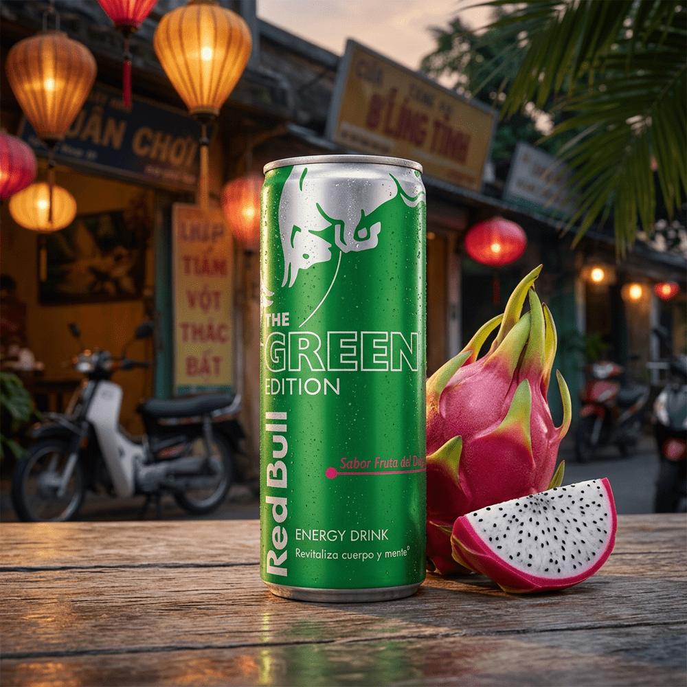 Red Bull Energy Drink Edizione Verde Frutto del Drago