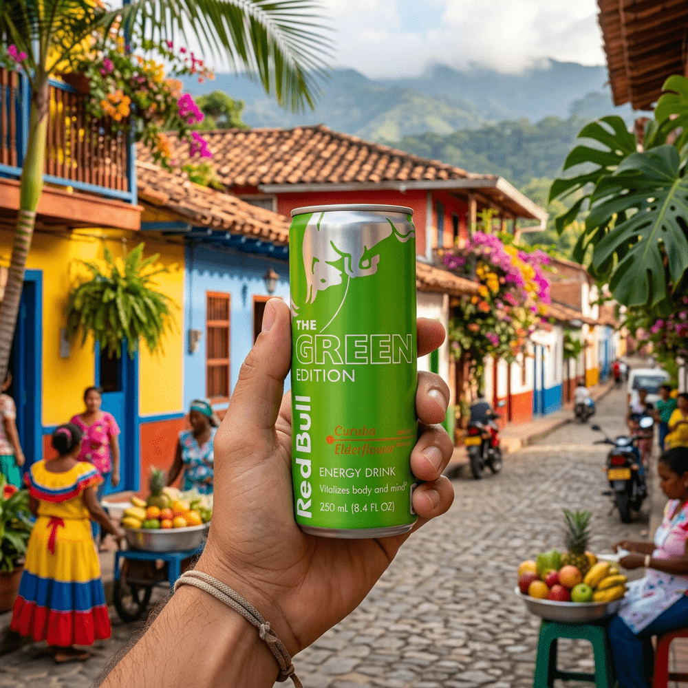 Red Bull Energy Drink Edizione Verde Curuba & Sambuco