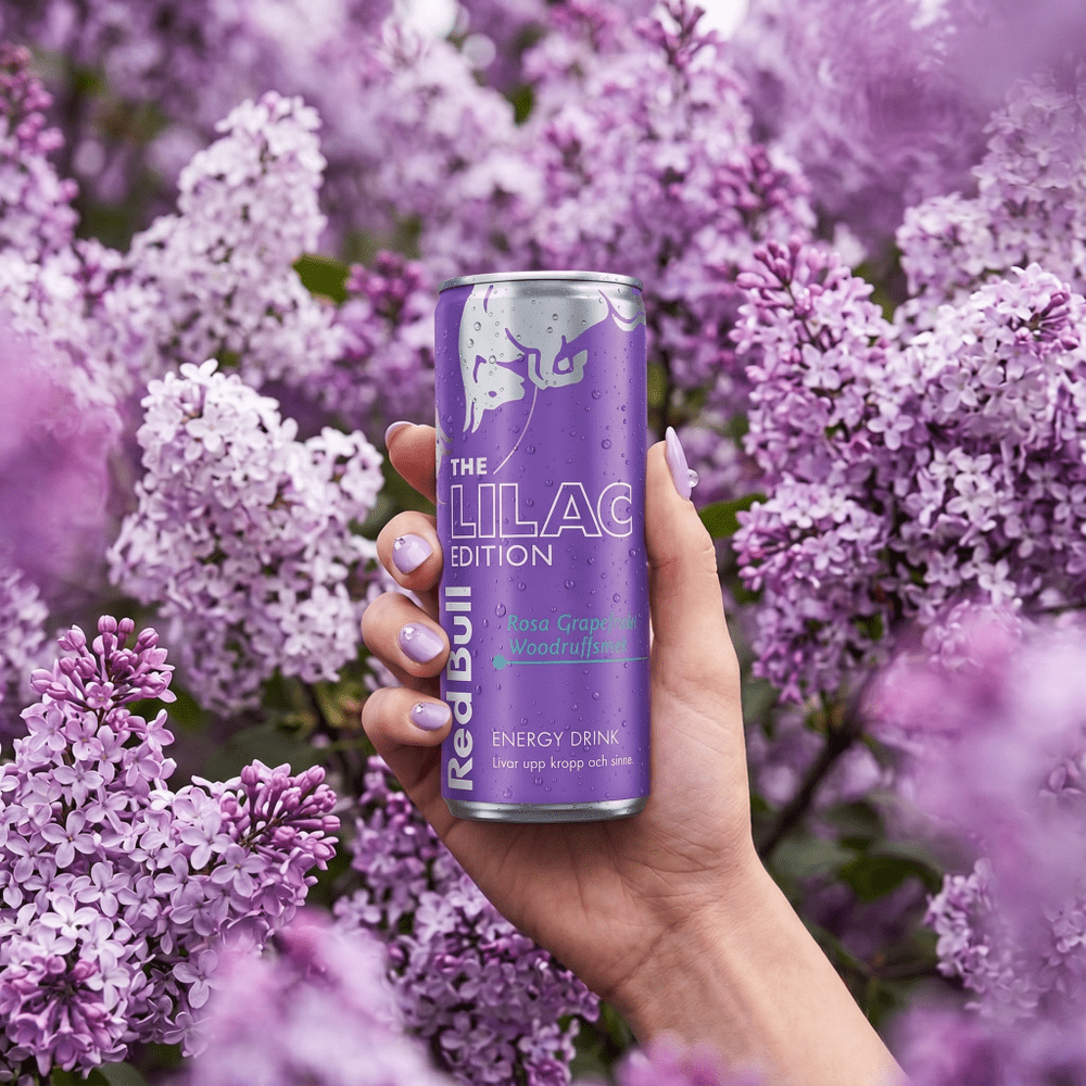 Red Bull Drink Edizione Lilla Pompelmo Rosa & Woodruff