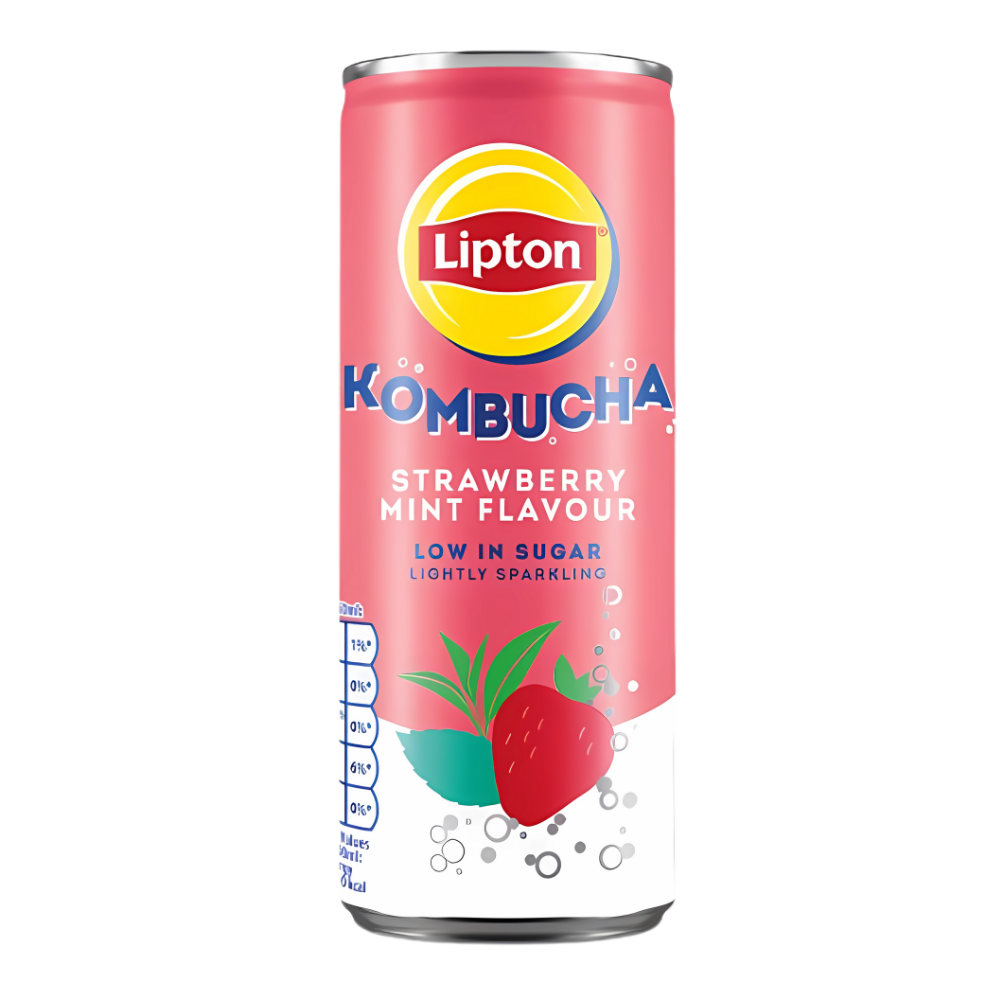 Lipton Kombucha Strawberry & Mint Tea Fruit - My American Shop