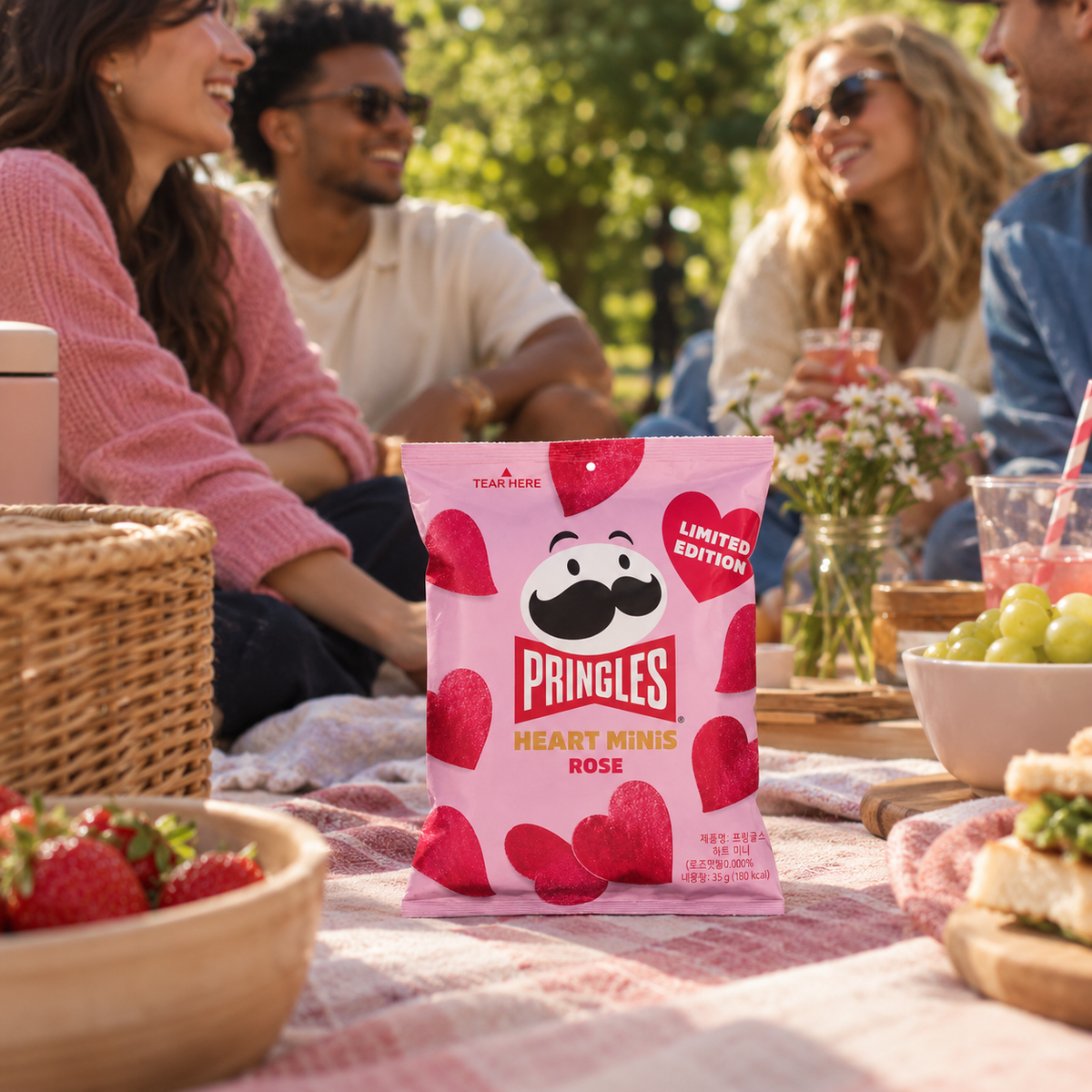 Pringles Hearts Minis Rosa