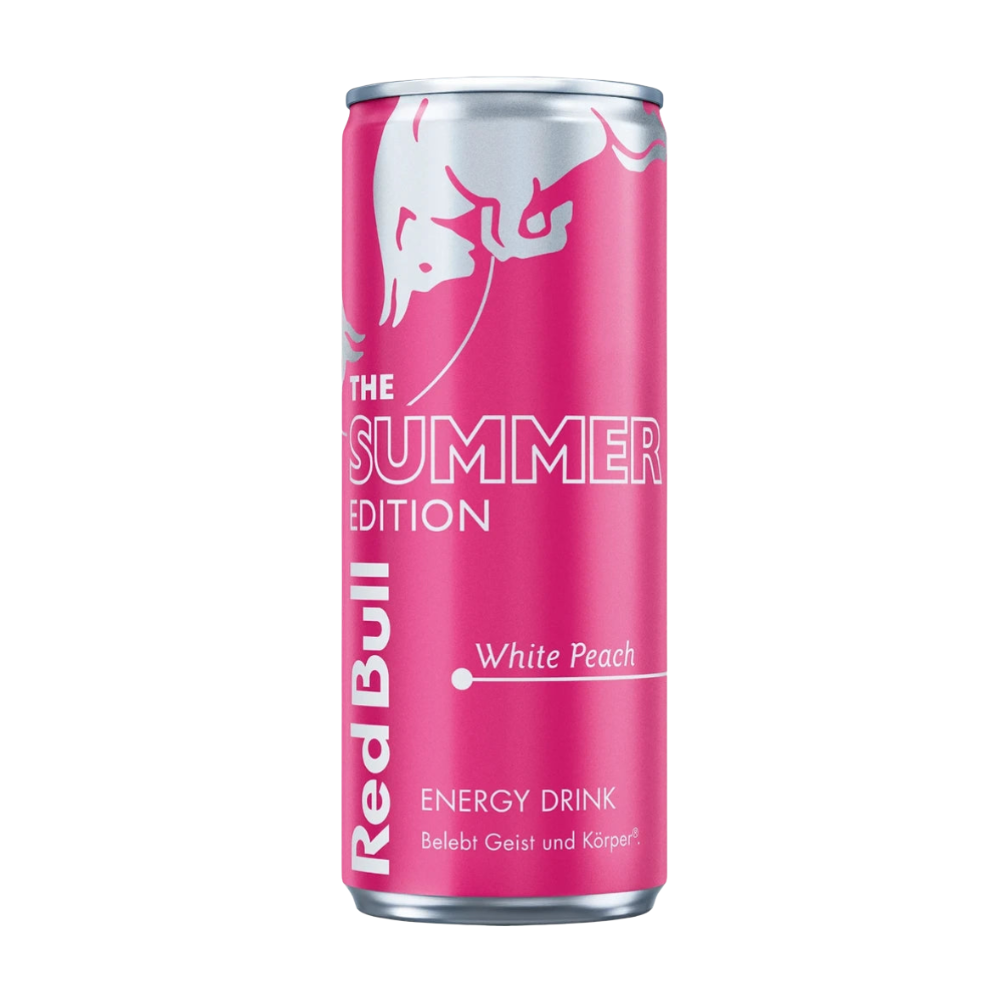 Red Bull Energy Drink The Summer Edition White Peach