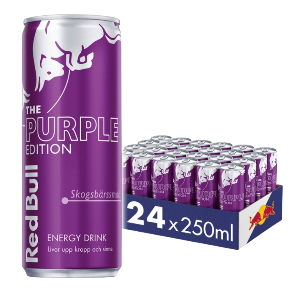 Pack Red Bull Energy Drink The Purple Edition (24 unités)