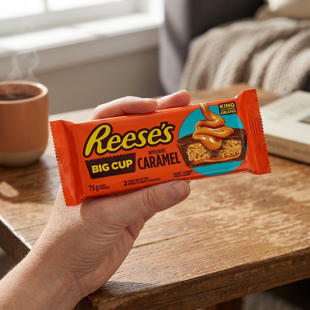 Reese's Big Cup ripieno di Big Caramel