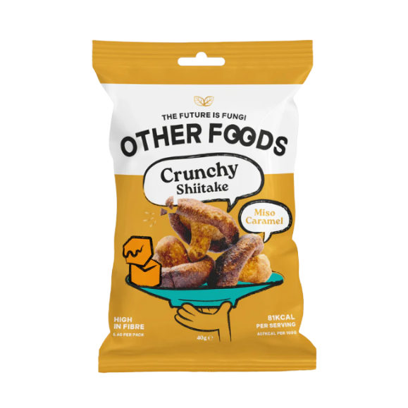 Other Foods Croccanti Chips di Funghi Shiitake Miso Caramello