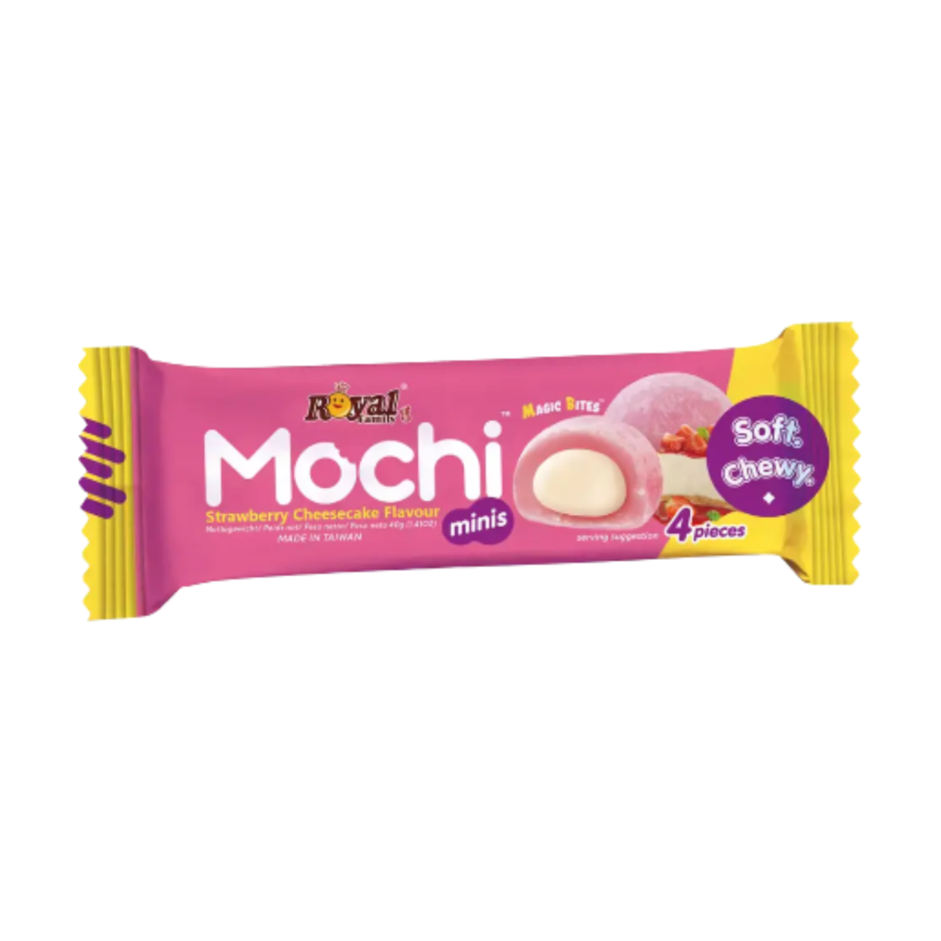 Royal Family Mochi Mini Strawberry Cheese Cake - My American Shop