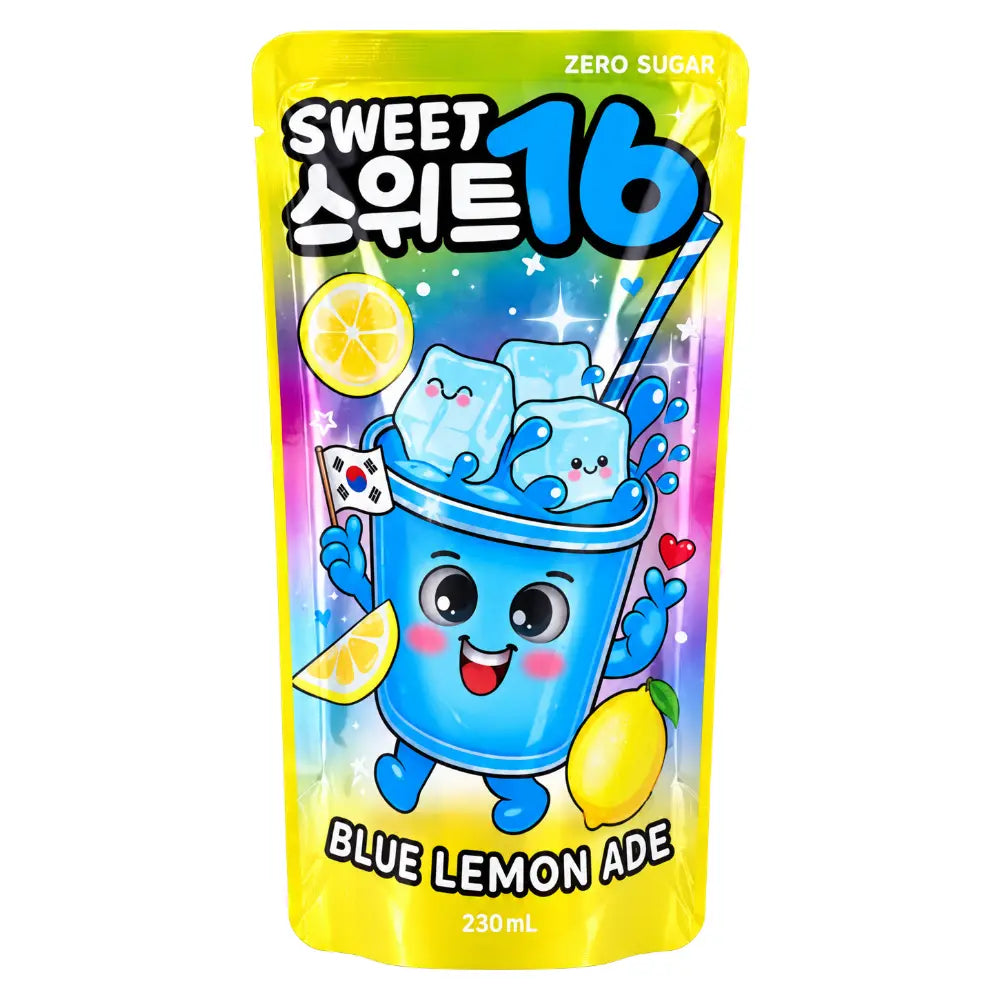 Sweet16 Ade al limone blu senza zucchero