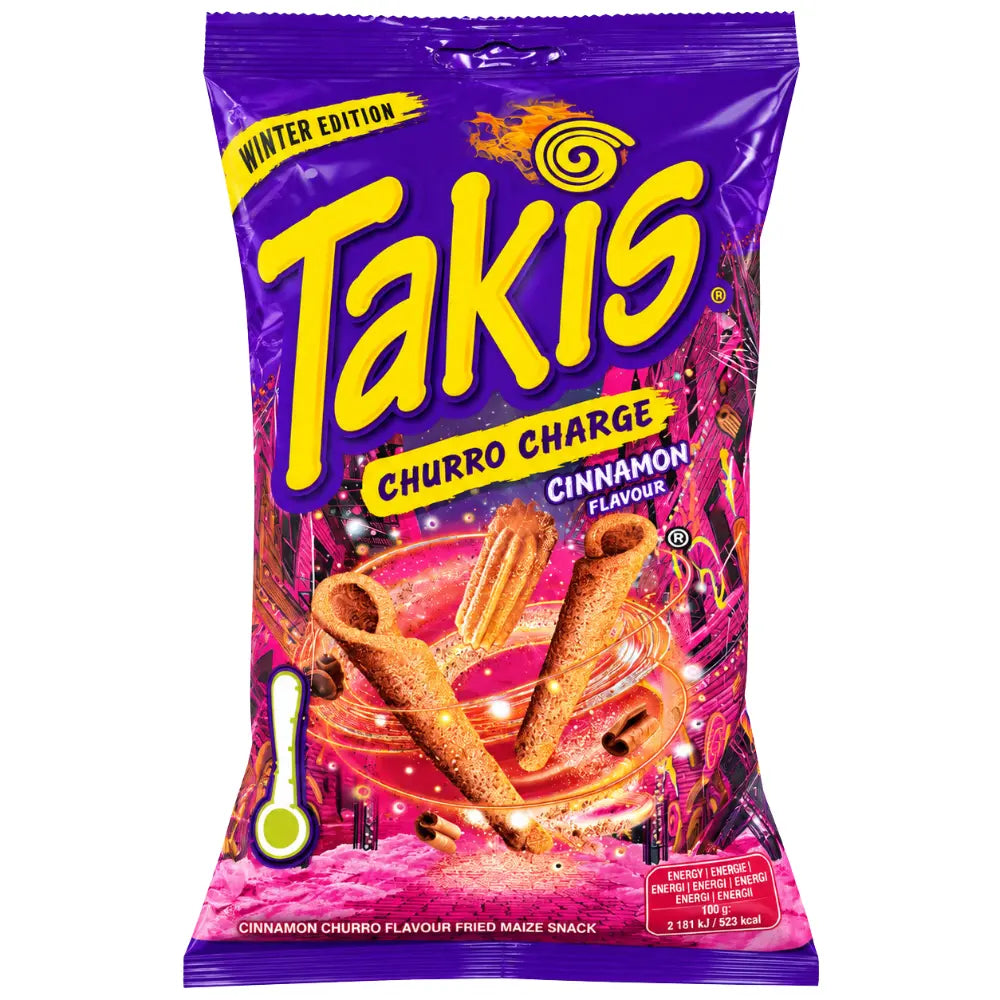 Takis Edizione Invernale Churro Charge al gusto di cannella