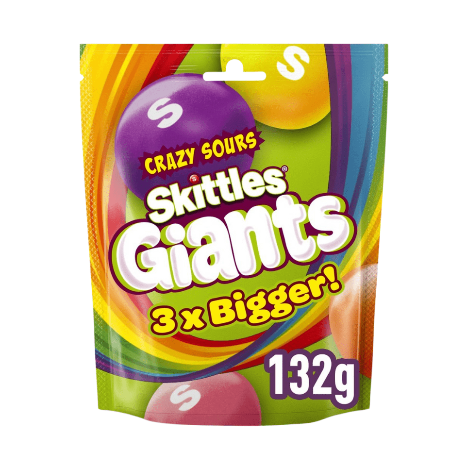 Skittles Giant Crazy Sours - My American Shop