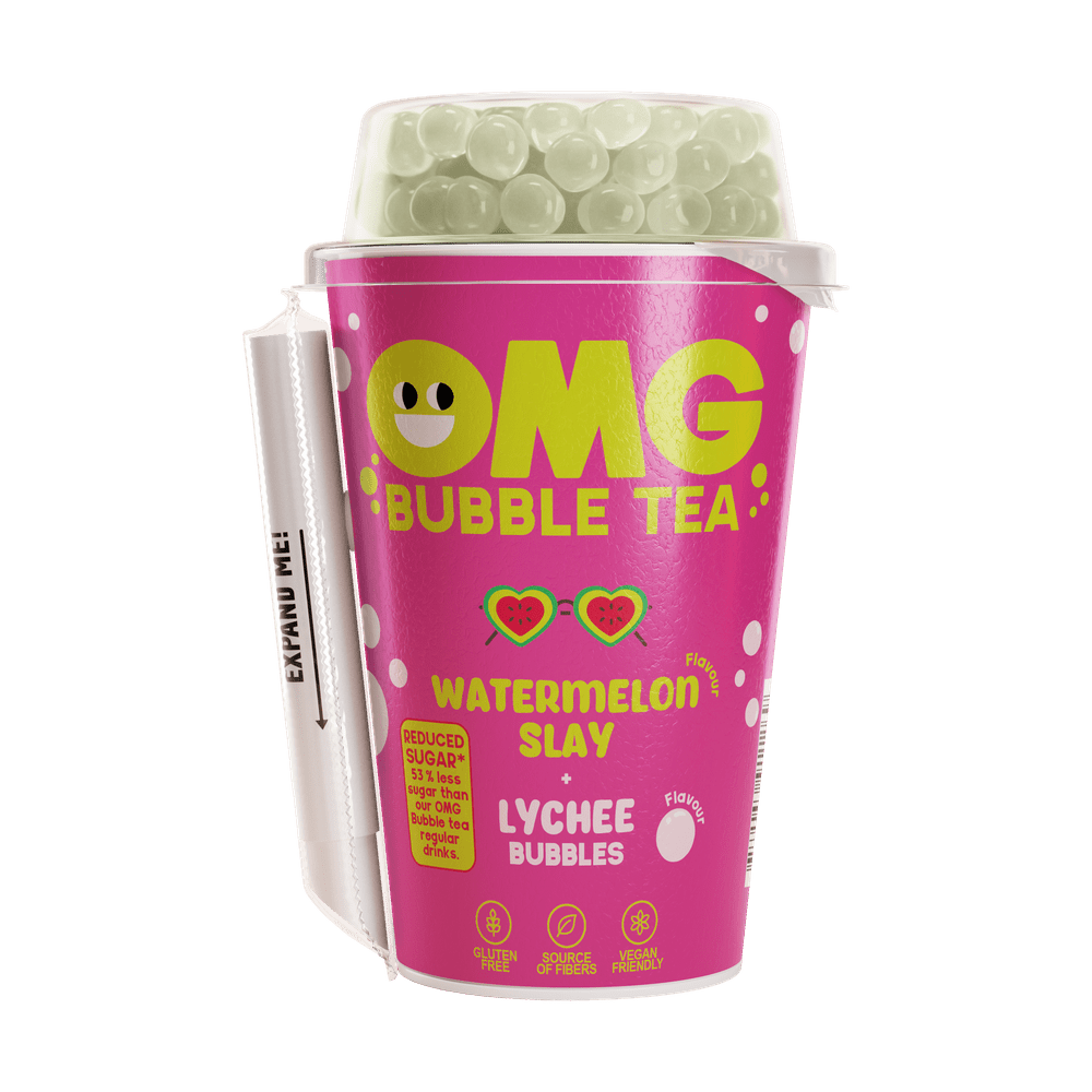 OMG Bubble Tea Anguria e Litchi