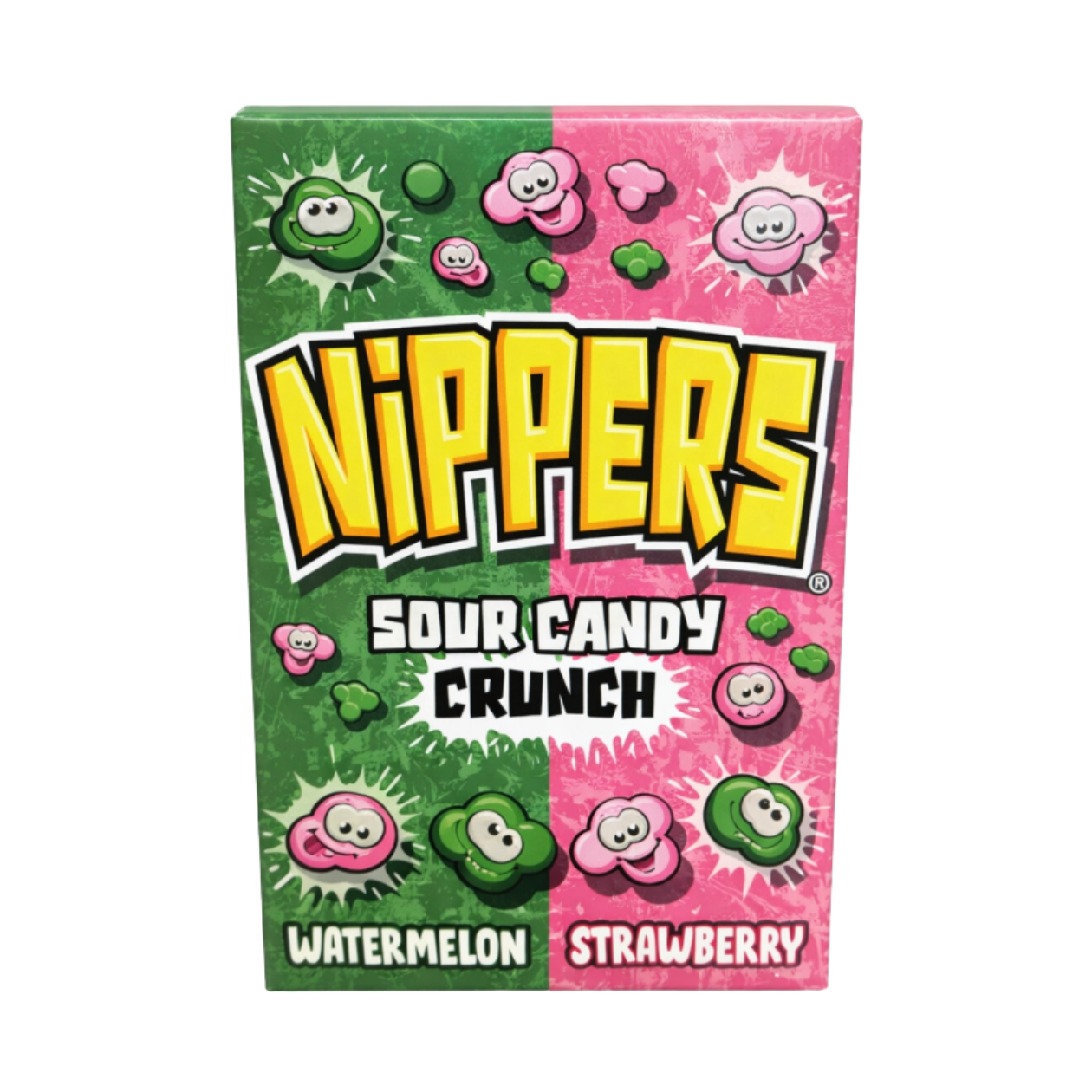 Nippers Sour Candy Crunch Watermelon Strawberry - My American Shop
