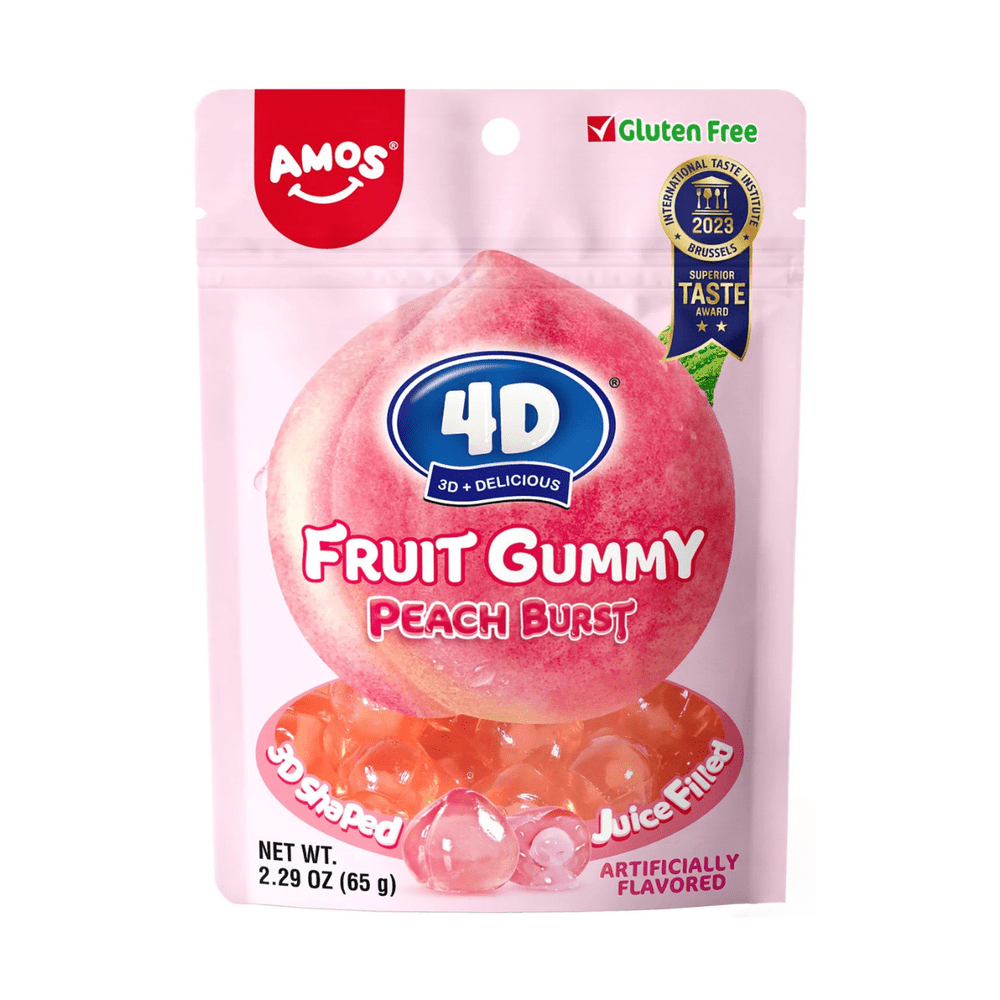 Amos 4D Gommose alla Frutta Pesca