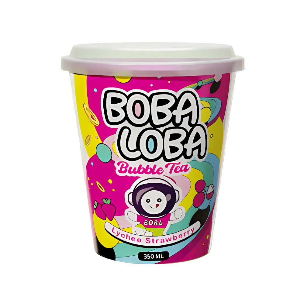 Boba Loba Strawberry & Lychee