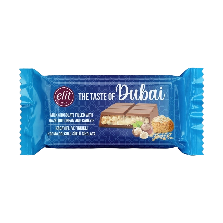 Elit Dubai Cioccolato al Latte Crema di Nocciole e Kadayif