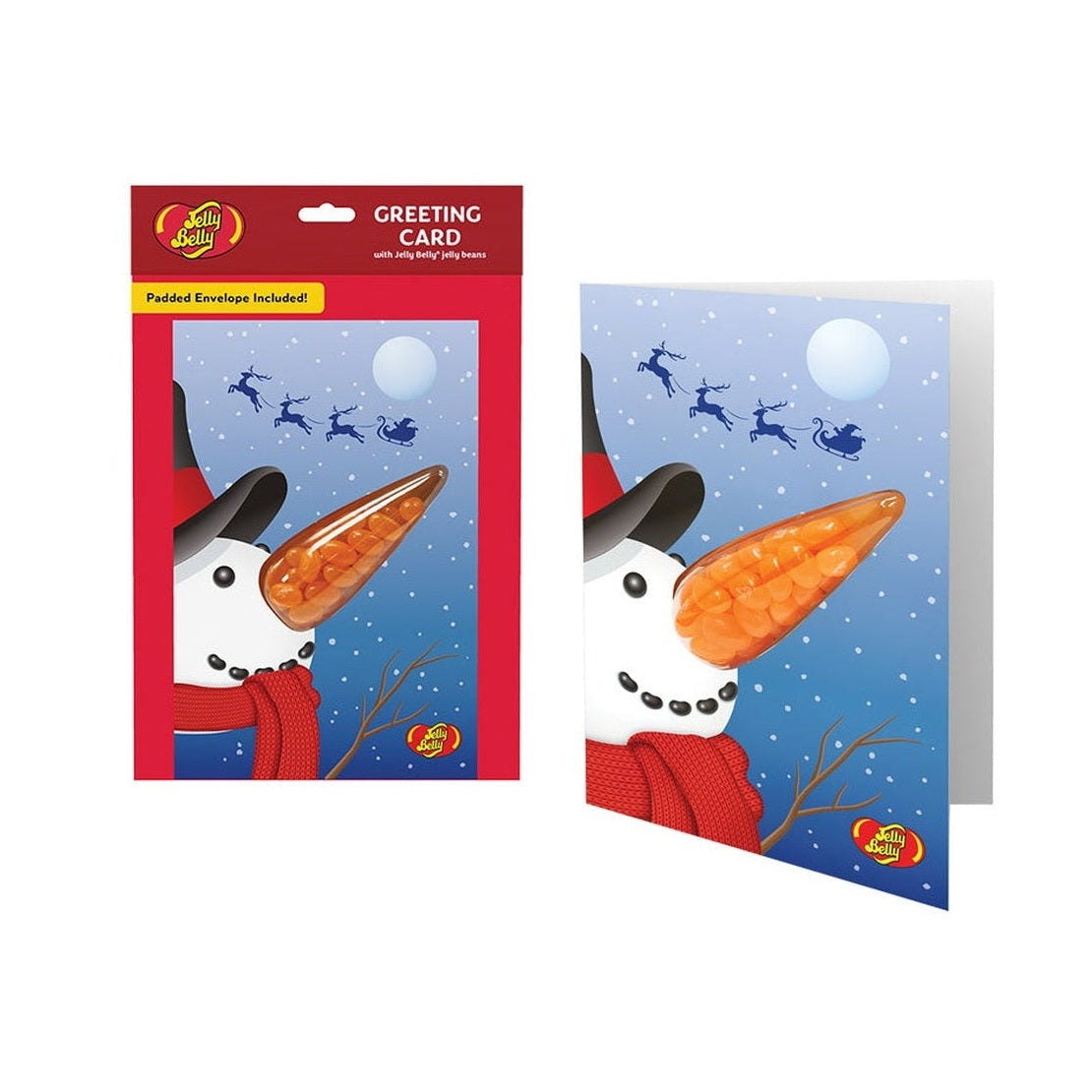 Jelly Belly Beans Carta Pupazzo di Neve
