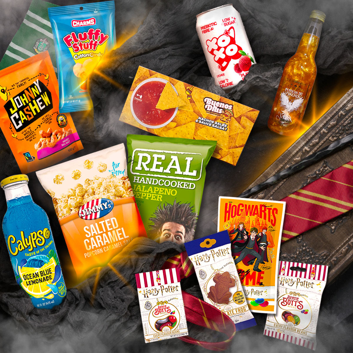 Pack Snacks Harry Potter - Édition Ticket d'Or - My American Shop