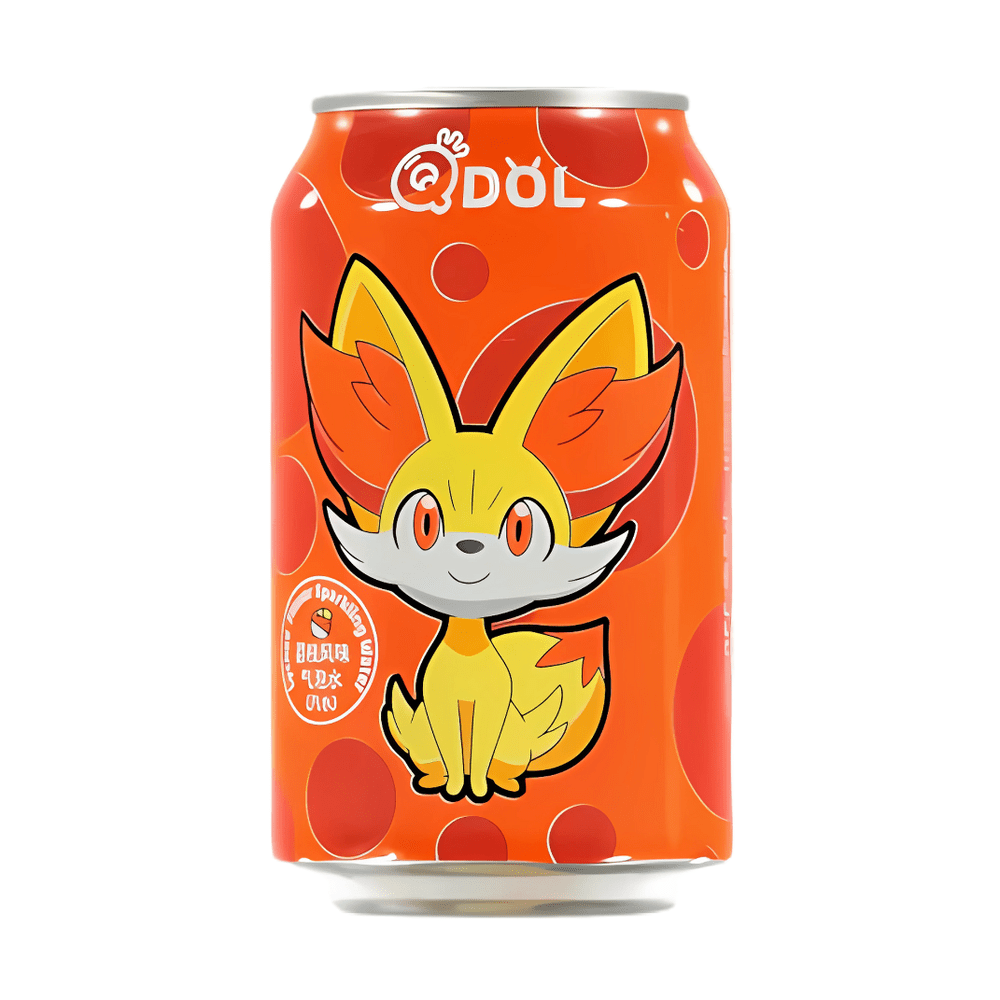 QDOL Pokemon Fennekin Lychee Flavoured Sparkling Water - My American Shop