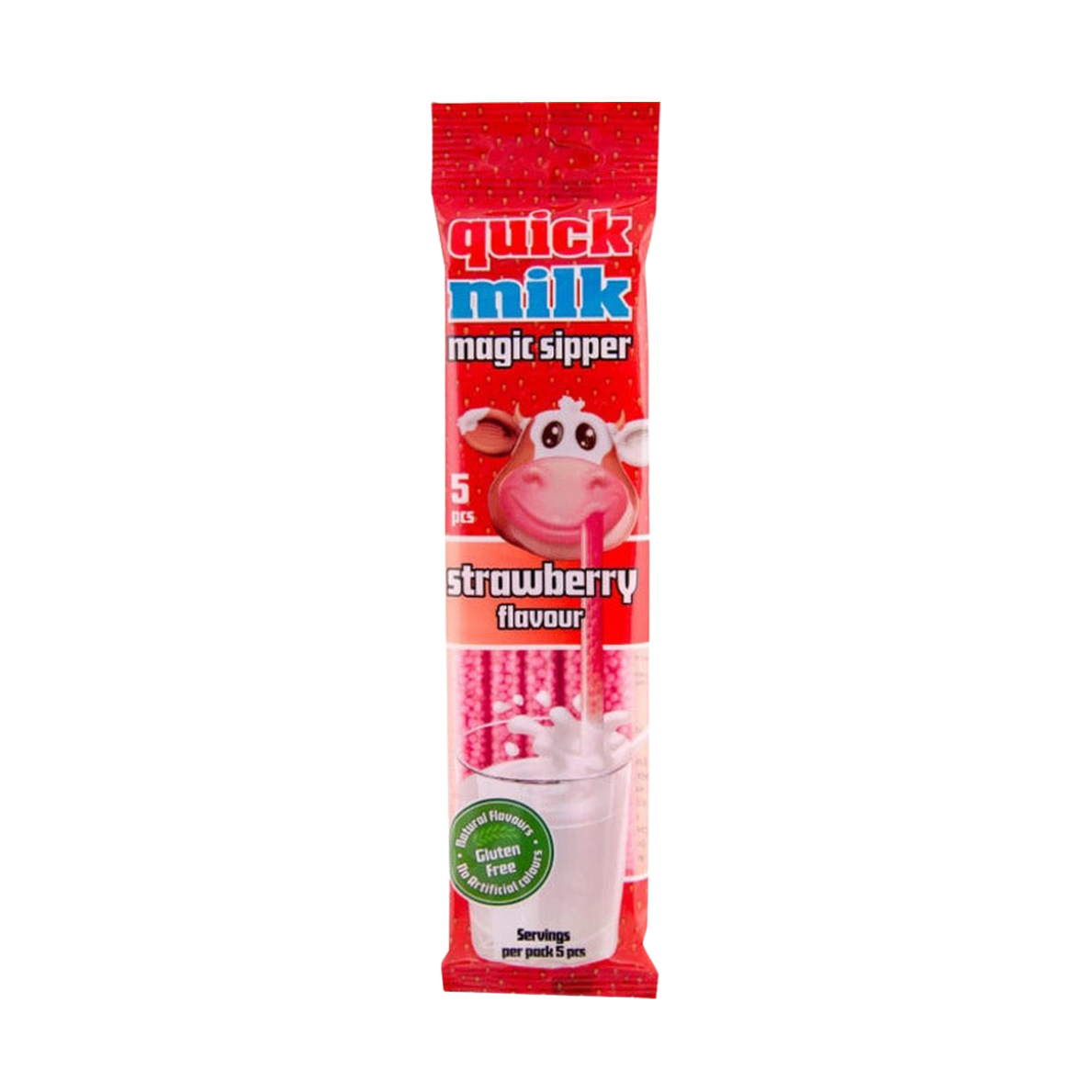 Quick Milk Magic Sipper Strawberry - My American Shop