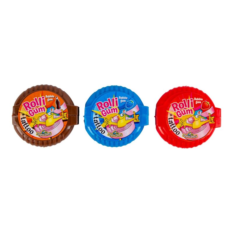 Funny Candy Rolli Gum 3 Pack - My American Shop