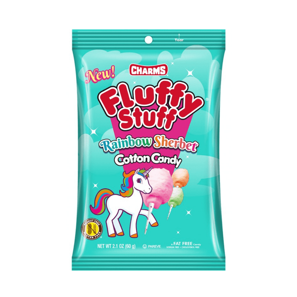 Charm's Fluffy Stuff Zucchero Filato Sorbetto Arcobaleno