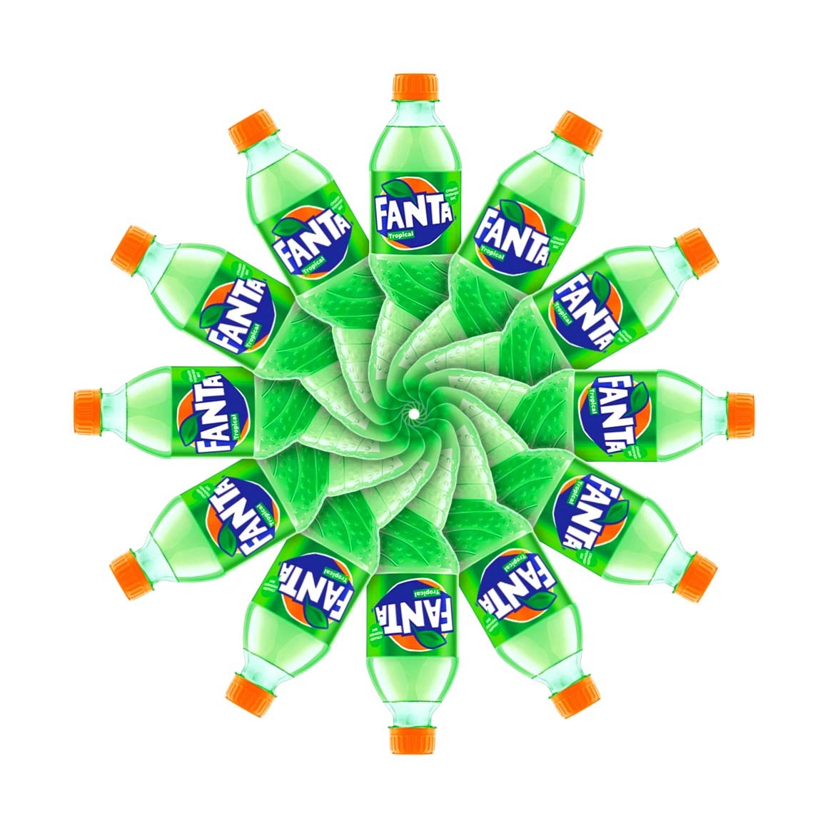 Fanta Bottiglia Tropicale