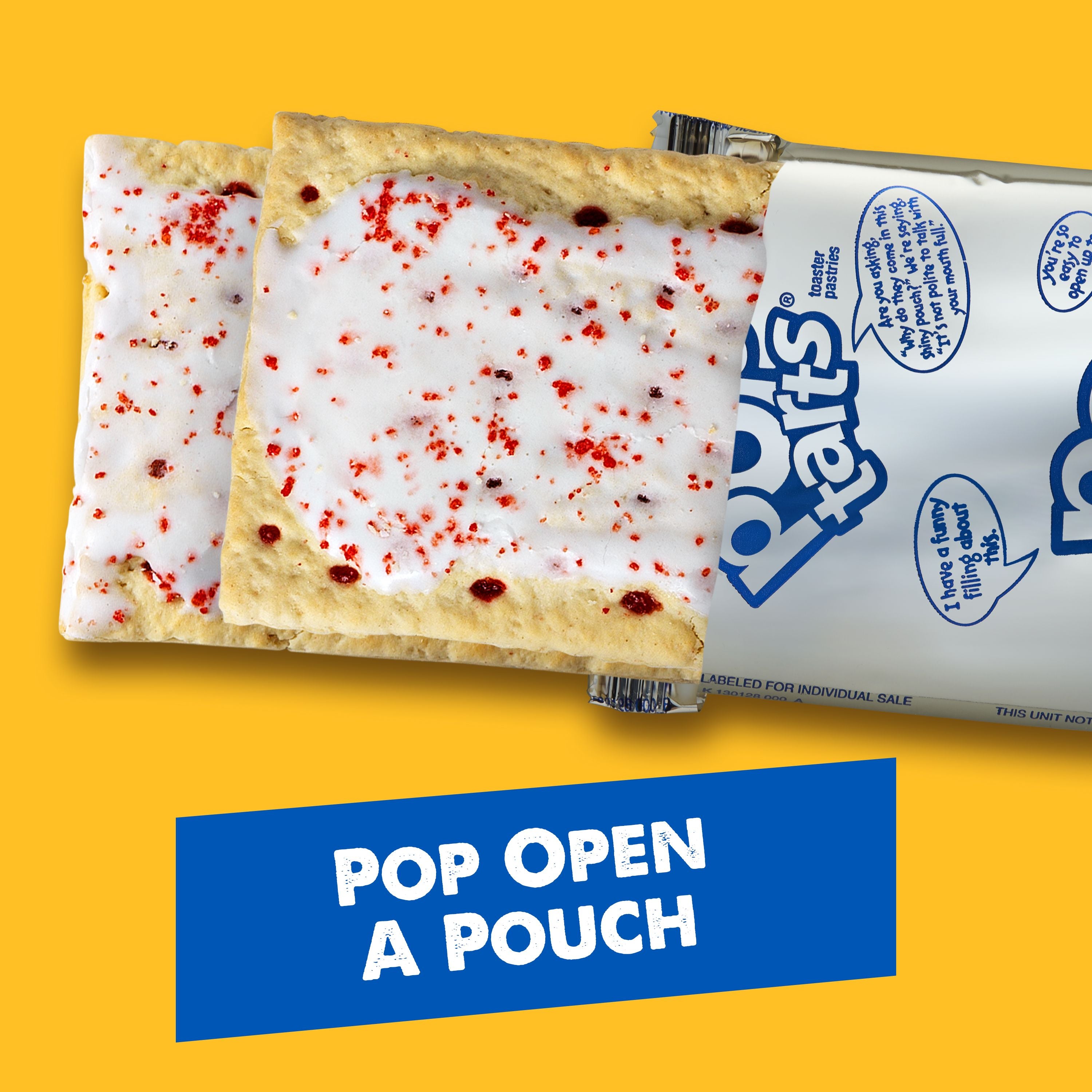 Kellogg's Pop Tarts Glassati Lampone Grande