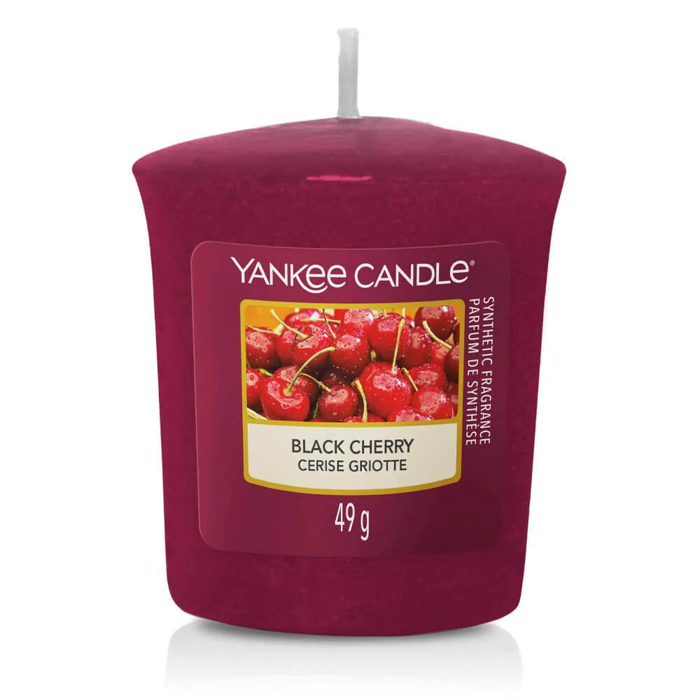 Yankee Candle Black Cherry Votive Acquista da My American Shop